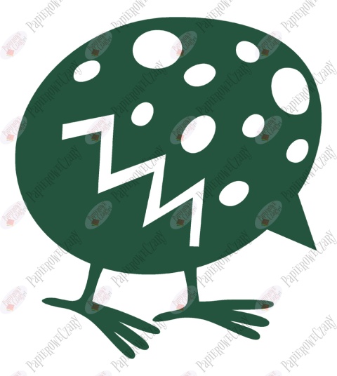 Jajko Kurczak 2 Pisanka Dekoracje z papieru