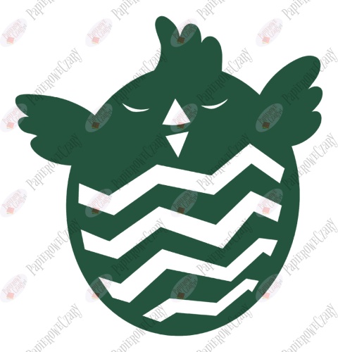 Jajko Kurczak 3 Pisanka Dekoracje z papieru