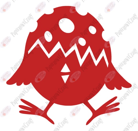 Jajko Kurczak 4 Pisanka Dekoracje z papieru