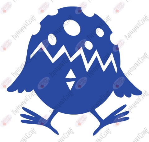 Jajko Kurczak 4 Pisanka Dekoracje z papieru