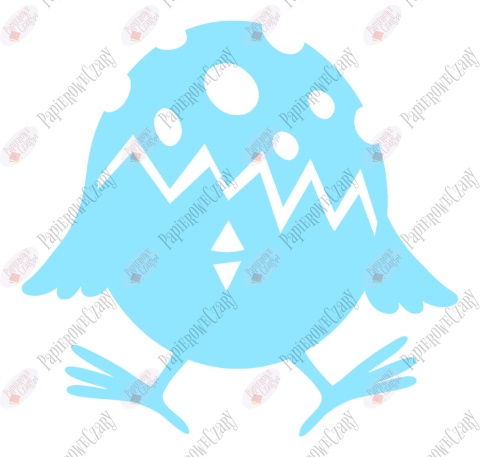 Jajko Kurczak 4 Pisanka Dekoracje z papieru