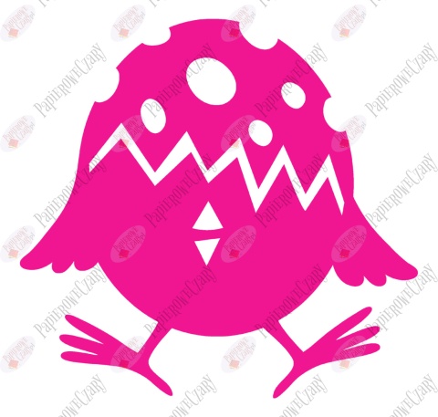 Jajko Kurczak 4 Pisanka Dekoracje z papieru