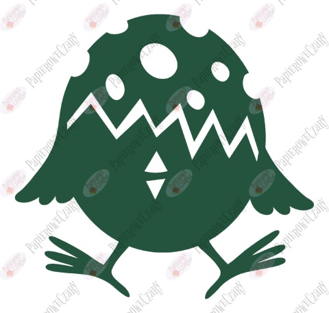 Jajko Kurczak 4 Pisanka Dekoracje z papieru