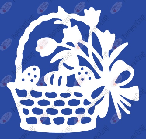 Koszyk 2 Dekoracje z papieru