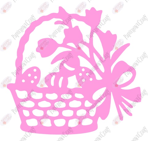 Koszyk 2 Dekoracje z papieru