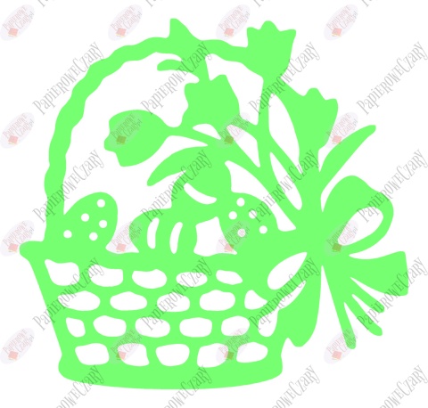 Koszyk 2 Dekoracje z papieru