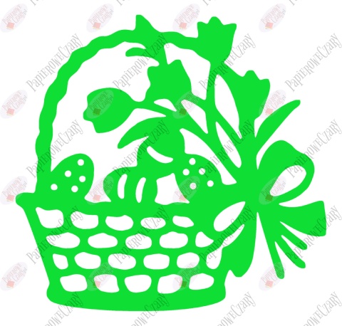 Koszyk 2 Dekoracje z papieru