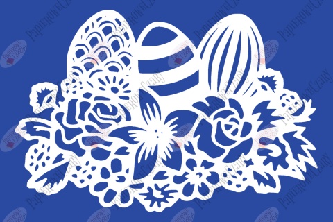 Stroik Wielkanocny 1 Dekoracje z papieru