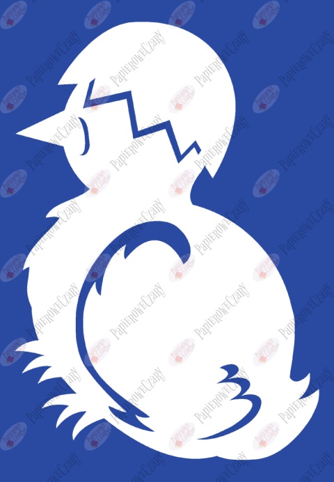 Kurczak 1 Pisklę Dekoracje z papieru