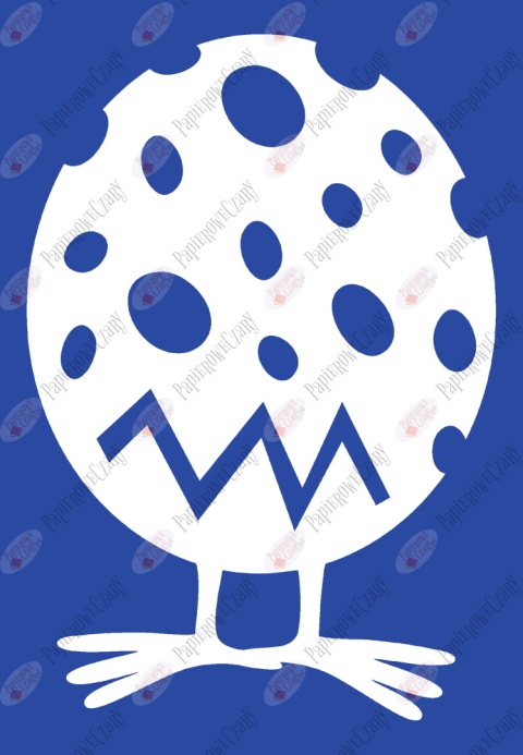 Jajko Kurczak 1 Pisanka Dekoracje z papieru