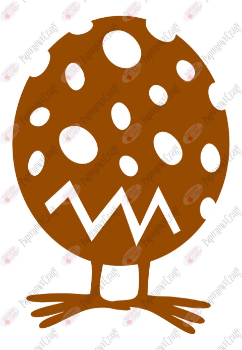 Jajko Kurczak 1 Pisanka Dekoracje z papieru