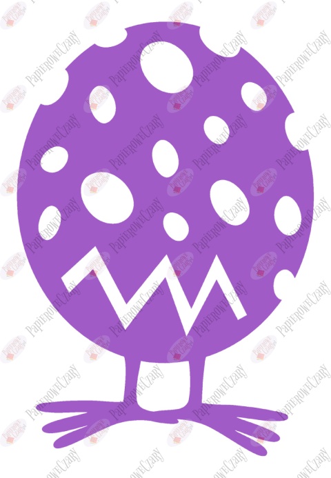 Jajko Kurczak 1 Pisanka Dekoracje z papieru