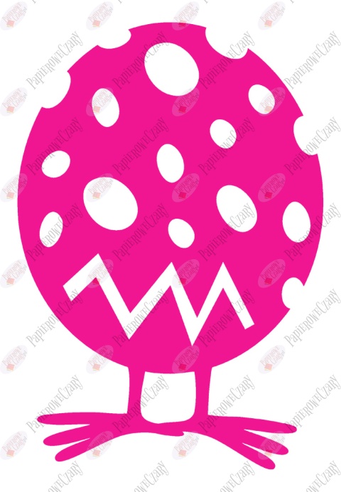 Jajko Kurczak 1 Pisanka Dekoracje z papieru