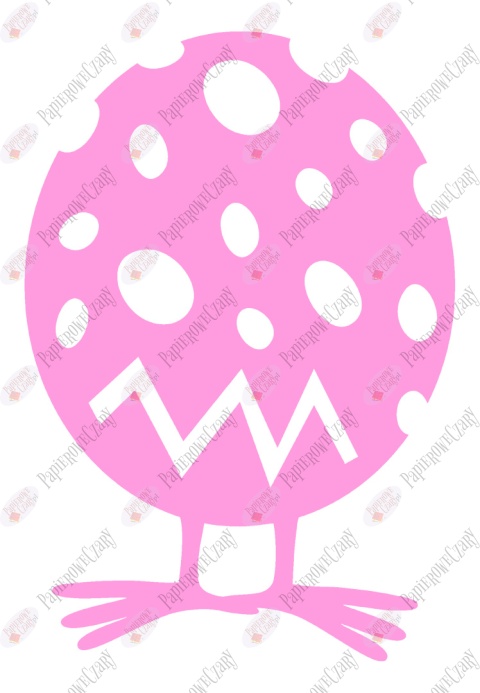 Jajko Kurczak 1 Pisanka Dekoracje z papieru