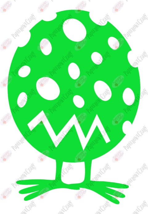 Jajko Kurczak 1 Pisanka Dekoracje z papieru