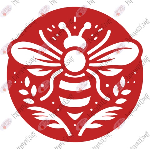 Pszczoła 8 Dekoracje z papieru