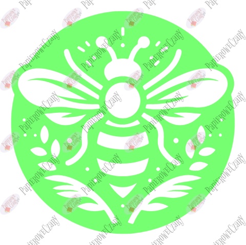 Pszczoła 8 Dekoracje z papieru