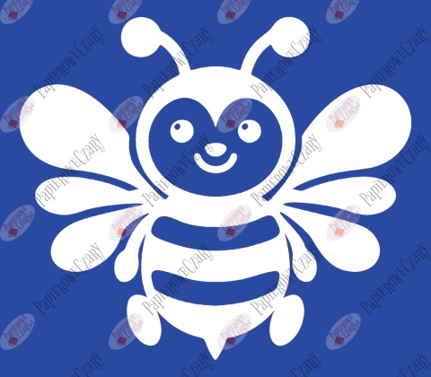 Pszczoła 6 Dekoracje z papieru