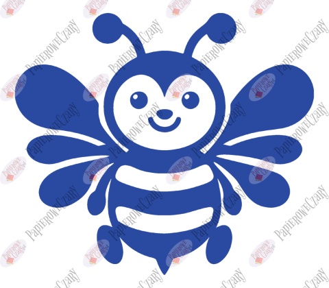 Pszczoła 6 Dekoracje z papieru