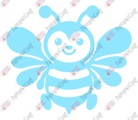 Pszczoła 6 Dekoracje z papieru