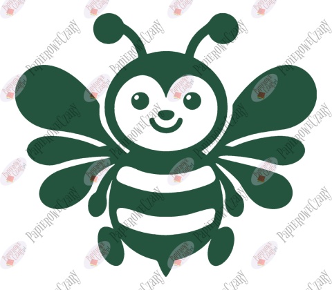 Pszczoła 6 Dekoracje z papieru