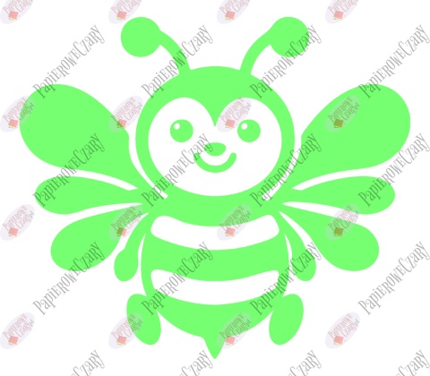 Pszczoła 6 Dekoracje z papieru