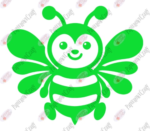 Pszczoła 6 Dekoracje z papieru