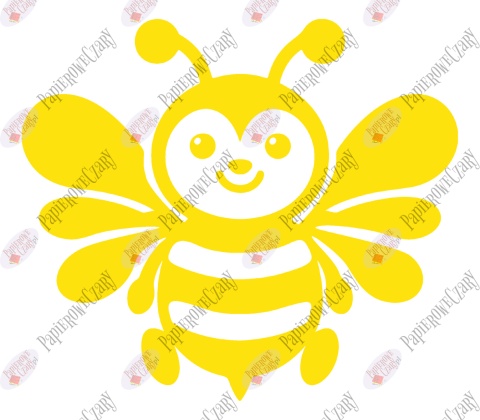Pszczoła 6 Dekoracje z papieru