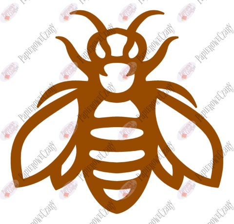 Pszczoła 7 Dekoracje z papieru