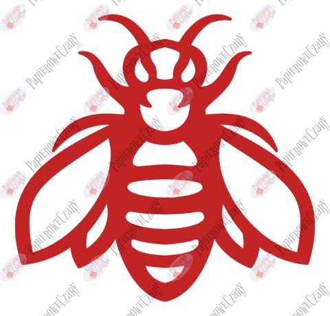 Pszczoła 7 Dekoracje z papieru