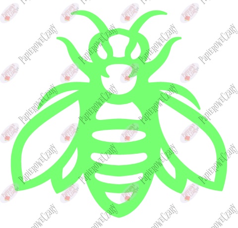 Pszczoła 7 Dekoracje z papieru