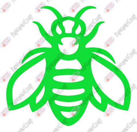 Pszczoła 7 Dekoracje z papieru