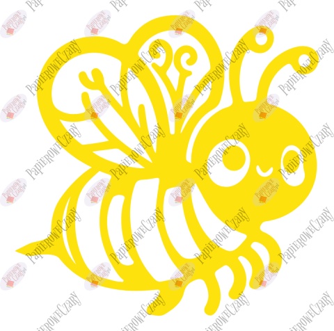 Pszczoła 9 Dekoracje z papieru