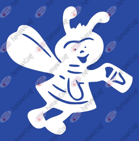 Pszczoła 1 Dekoracje z papieru