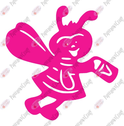 Pszczoła 1 Dekoracje z papieru