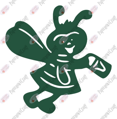 Pszczoła 1 Dekoracje z papieru