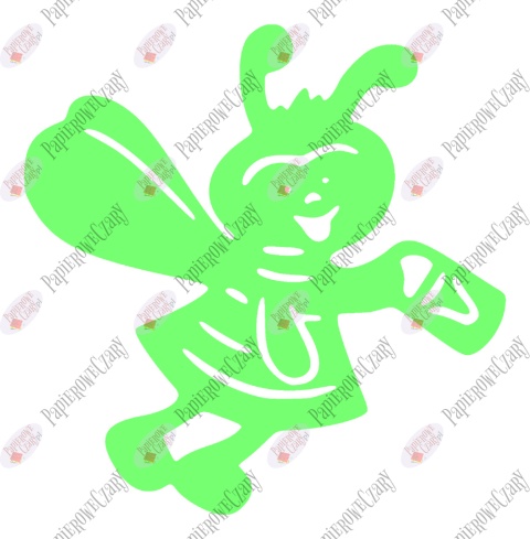 Pszczoła 1 Dekoracje z papieru