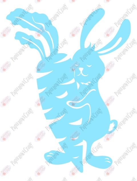 Zając 10 Dekoracje z papieru