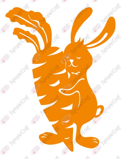 Zając 10 Dekoracje z papieru