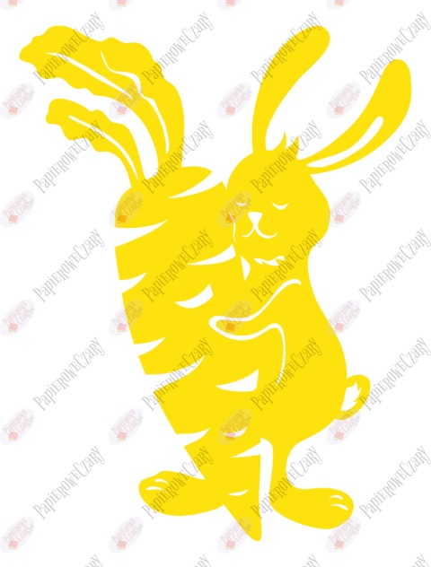 Zając 10 Dekoracje z papieru