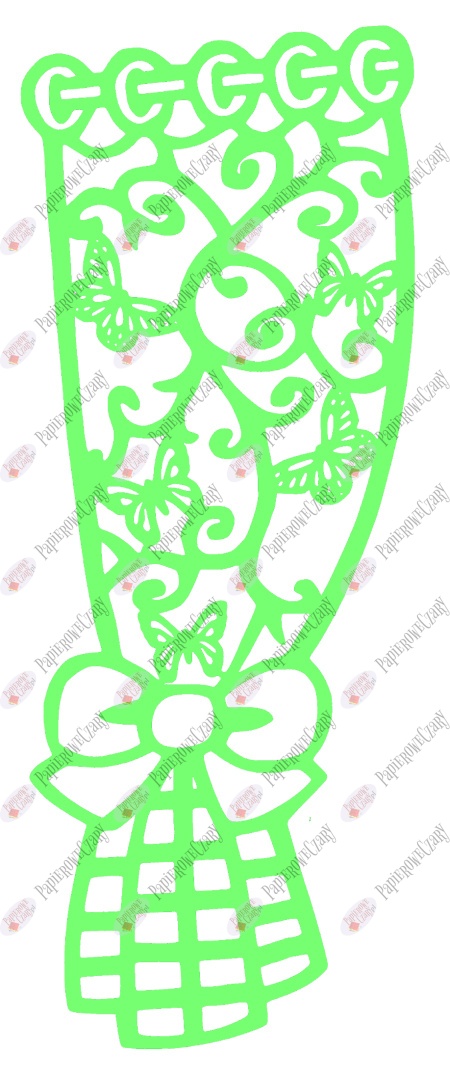 Zasłonka wiosenna 2 Dekoracje z papieru