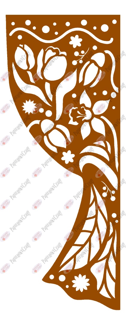 Zasłonka wiosenna 3 Dekoracje z papieru