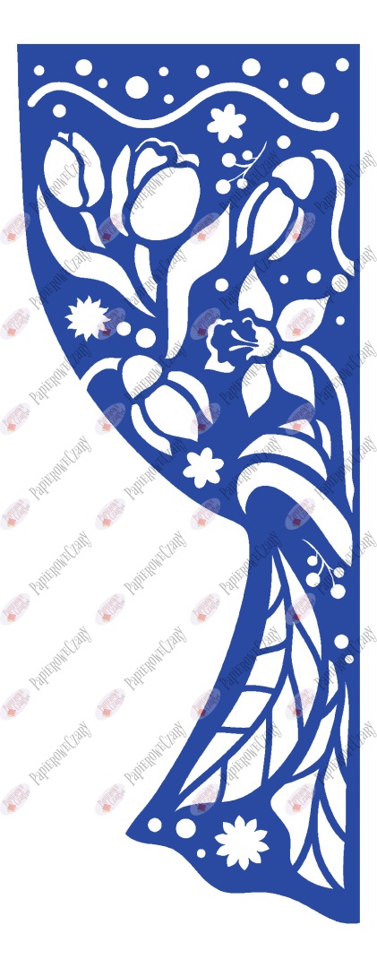 Zasłonka wiosenna 3 Dekoracje z papieru