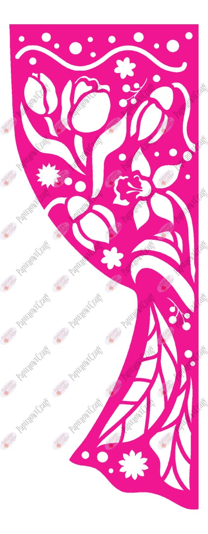 Zasłonka wiosenna 3 Dekoracje z papieru