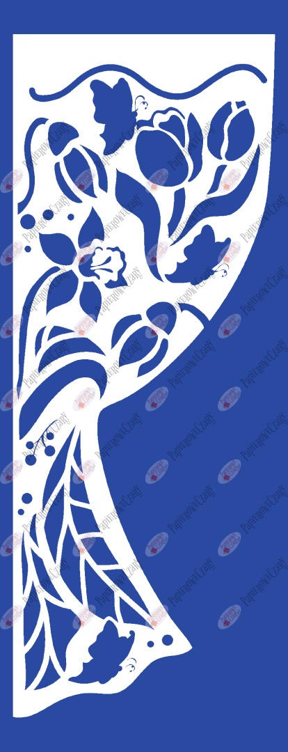 Zasłonka wiosenna 4 Dekoracje z papieru