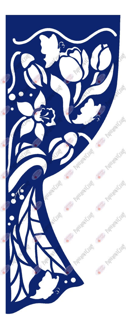 Zasłonka wiosenna 4 Dekoracje z papieru