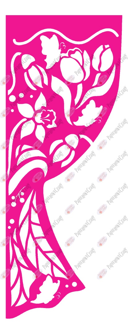 Zasłonka wiosenna 4 Dekoracje z papieru