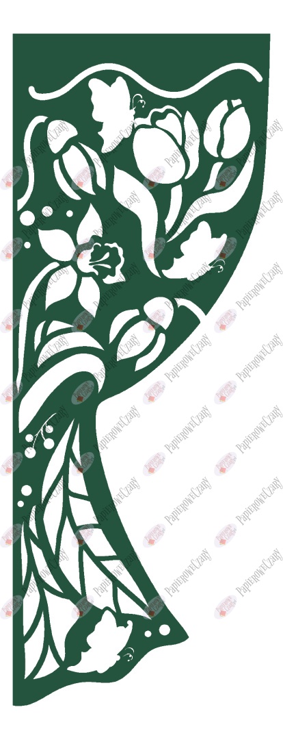 Zasłonka wiosenna 4 Dekoracje z papieru