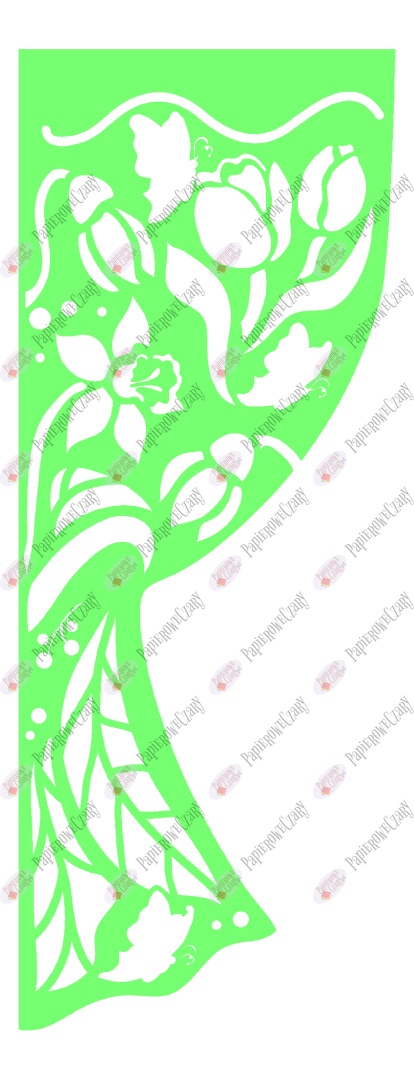 Zasłonka wiosenna 4 Dekoracje z papieru