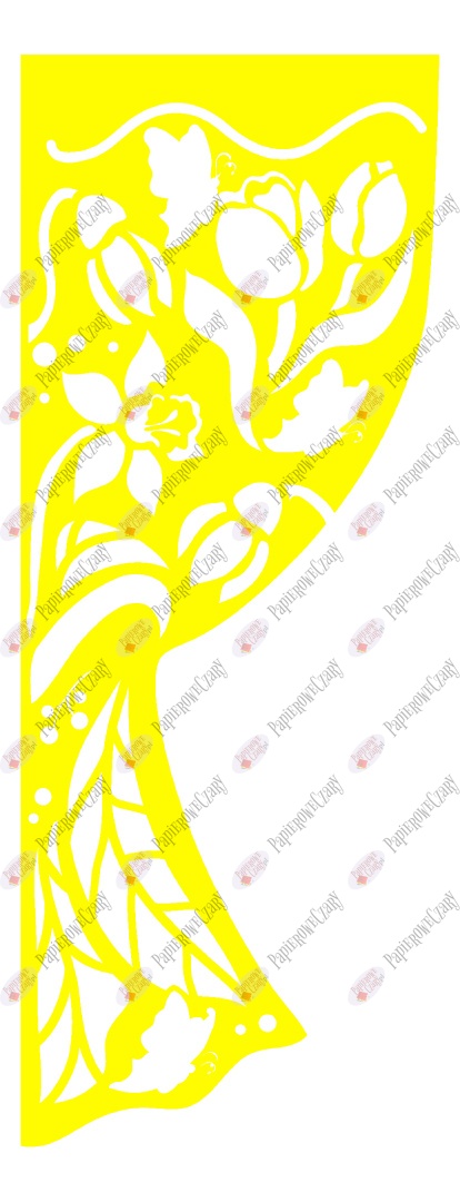 Zasłonka wiosenna 4 Dekoracje z papieru